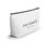 Thumbnail: custom name fiancee pouch-cosmetic bag-custom cosmetic bag-travel cosmetic bag-custom wedding gift-bridal gift-gift for her