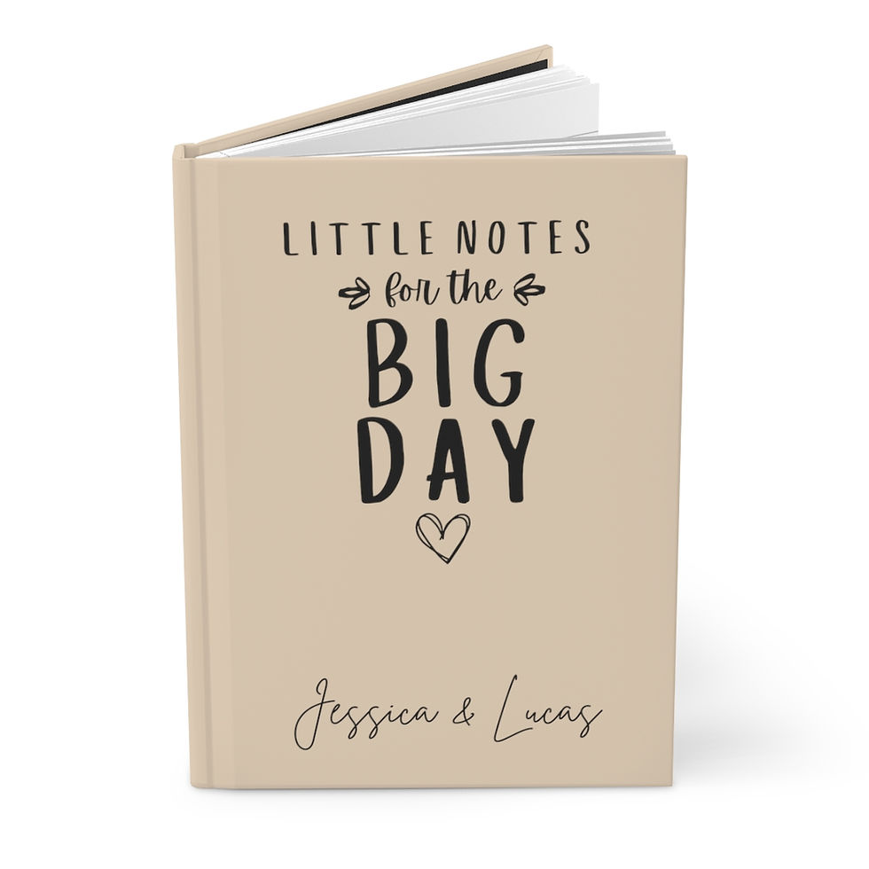 Thumbnail: Little Notes-Big Day-Wedding planning-wedding notebook-wedding journal-Engagement gift-personalized-bride-Journal-book