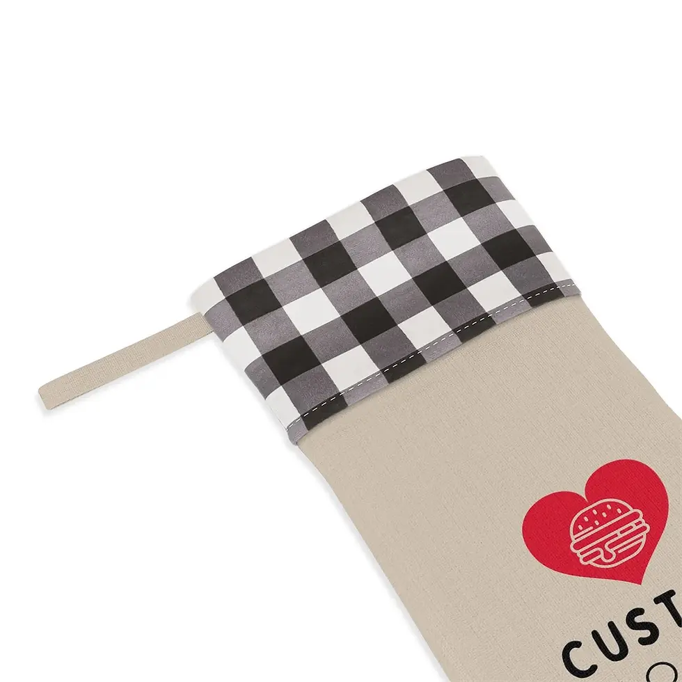 Thumbnail: custom logo stocking,business logo gifts,christmas decoration,christmas gifts,christmas stocking,client gifts,customized stoc