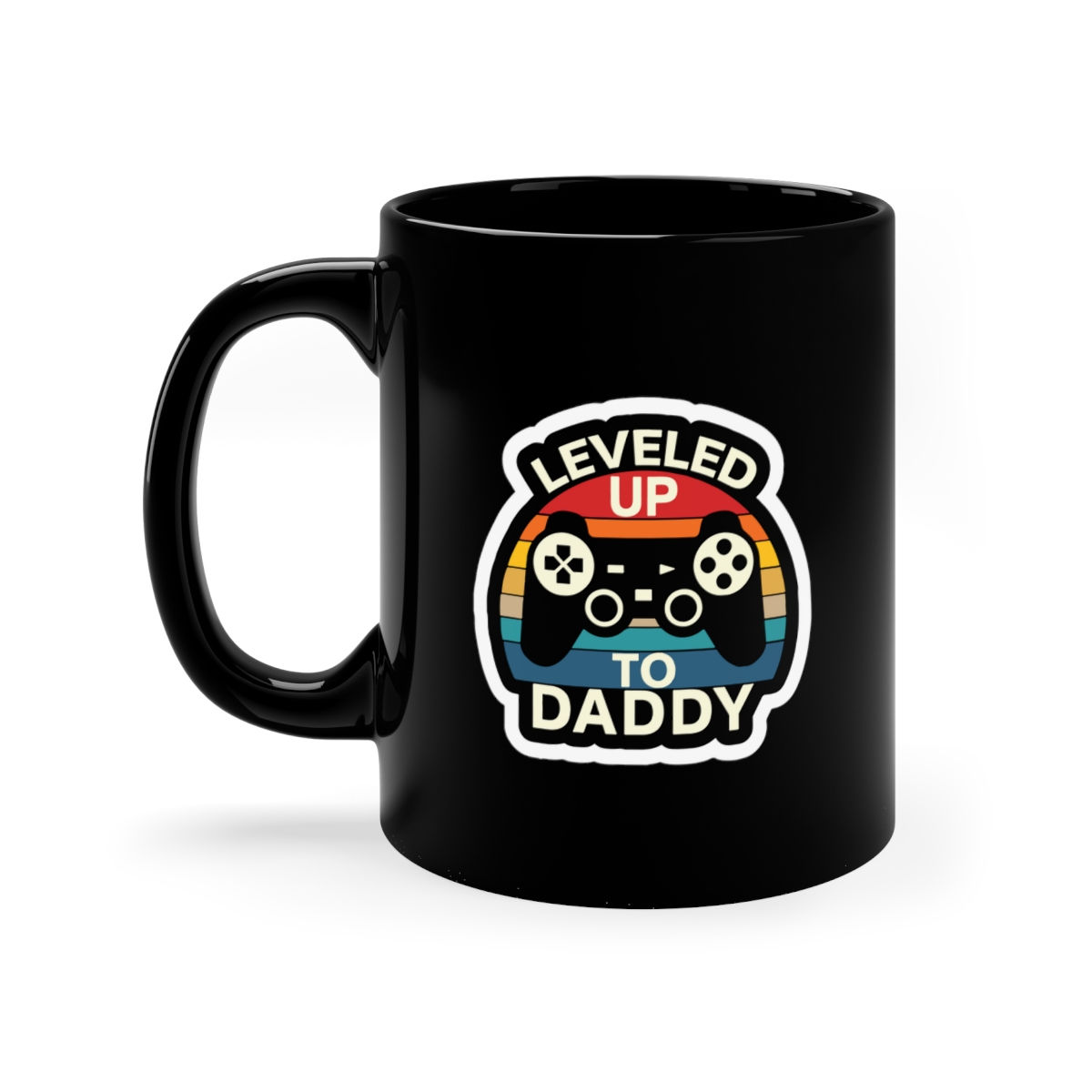 first fathers day-fathers day gift-new dad gift- dad to be gift- dad gift-fathers day mug-leveled up to daddy