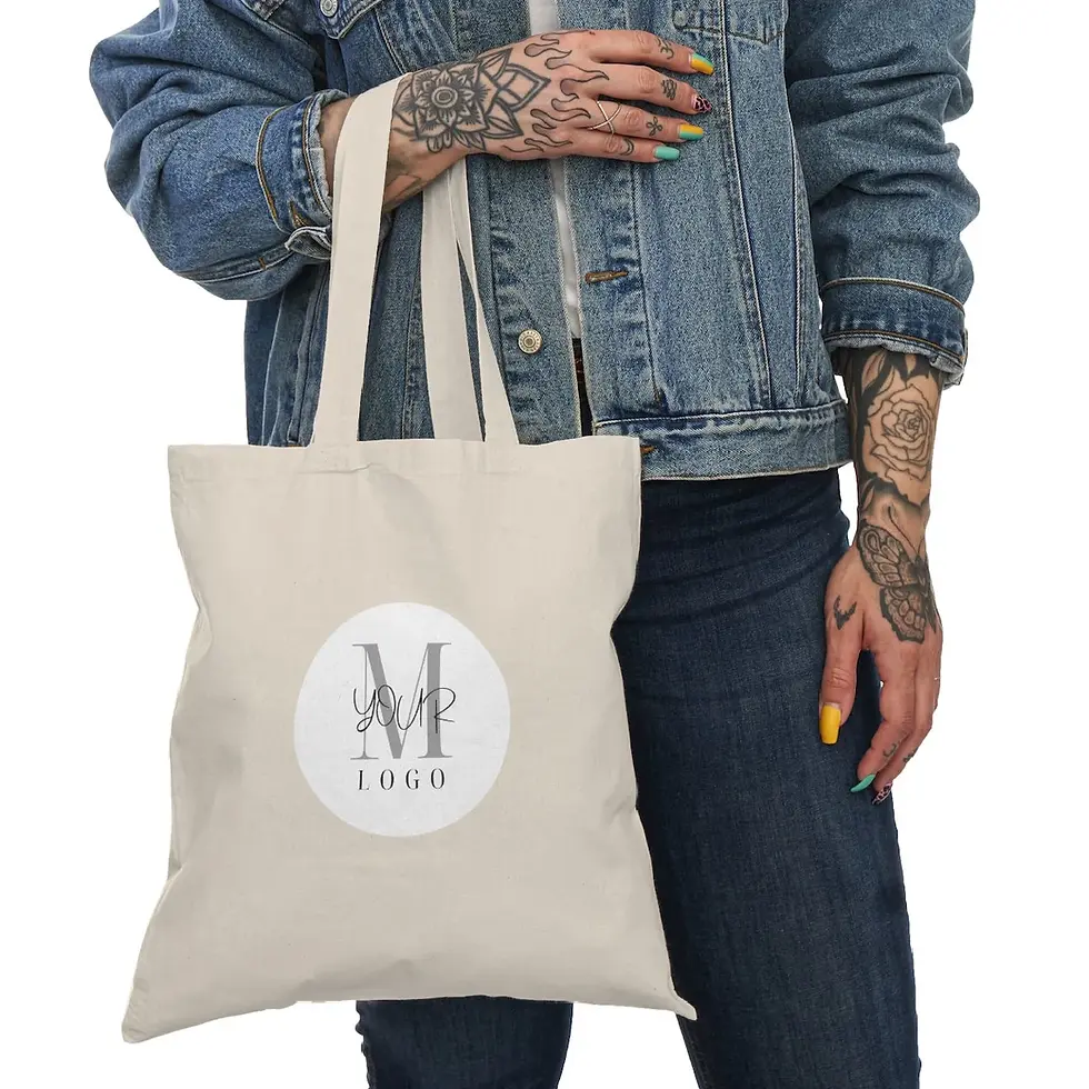 Thumbnail: business logo bag,client gifts,custom canvas bag,custom grocery bag,custom logo,custom reusable bag,custom tote bag,custom va
