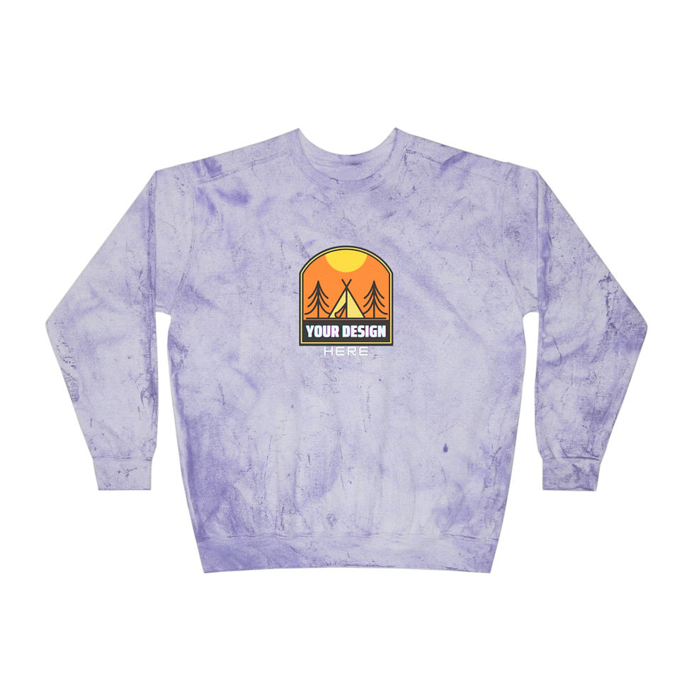 Thumbnail: Color Blast-Crewneck Sweats-Unisex Sweatshirt-Relaxed Fit-Gift For Him-Gift For Her-Valentines Day Gift-For Girlfriend Gift