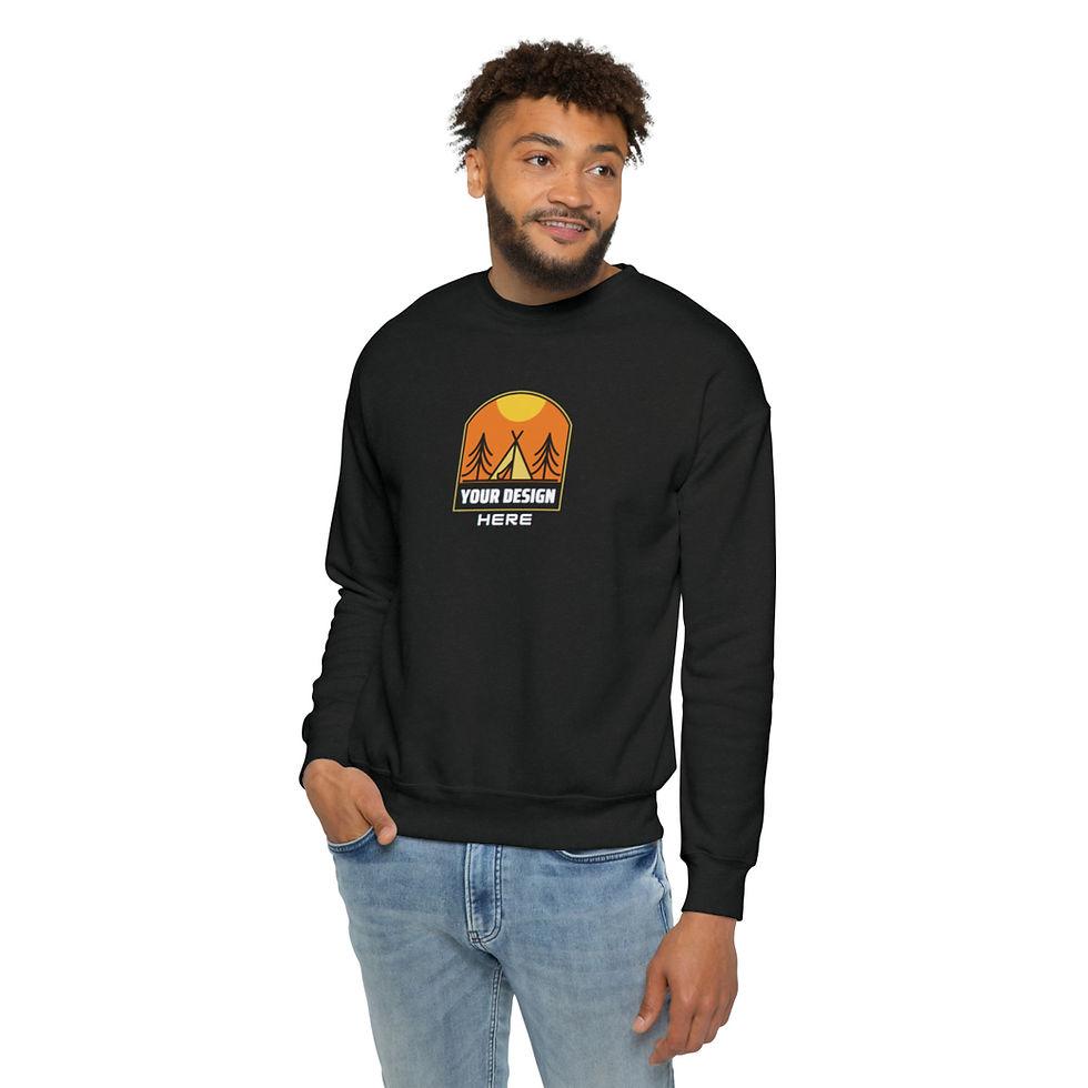 Thumbnail: Drop Shoulder-Unisex Sweatshirt-Retail Fit-Gift For Him-Gift For Her-Valentines Day Gift-For Boyfriend Gift