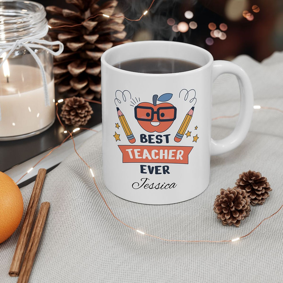 Thumbnail: teacher mug-mug for teacher-gift mug for teacher-personalized teacher-teacher gift-teacher thank you-nursery thank you