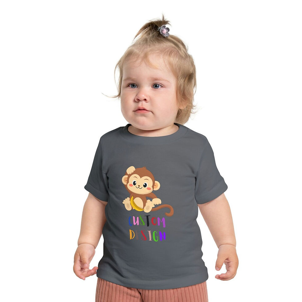 Thumbnail: Custom Baby Short Sleeve T-Shirt | Nickname Shirt, Custom Name Shirt