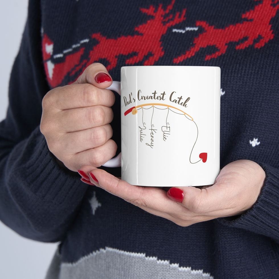Thumbnail: Father's day Mug-Gift for Dad-Mug for Dad-New Dad Gift-Fishing Fathers-Day mug gift-Gift for step dad-fishing coffee mug