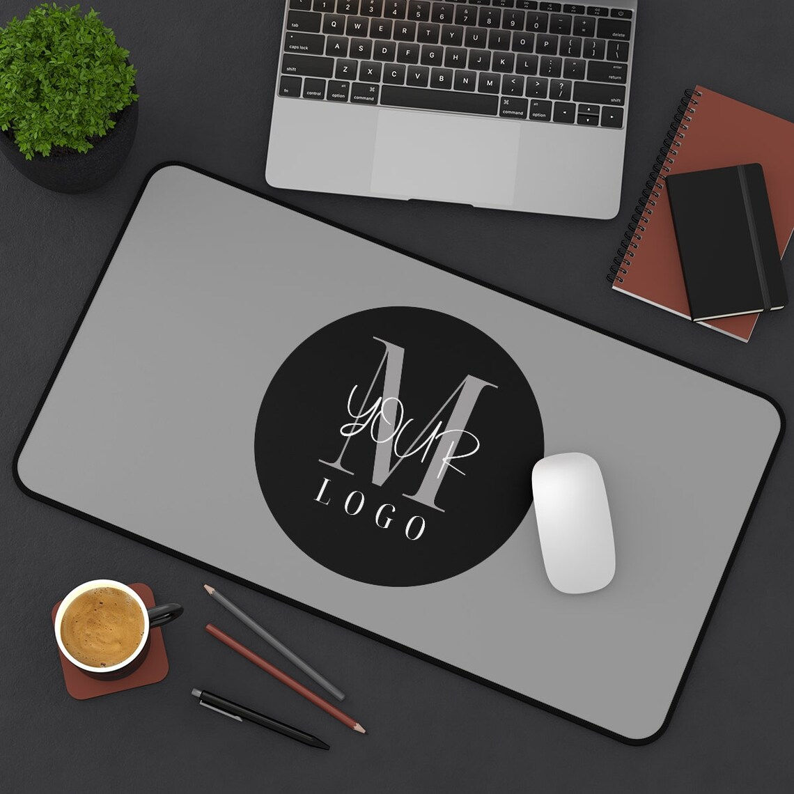 Custom Desk Mat | Business Logo Desk Pad | Home Office Gifts Custom Logo Office