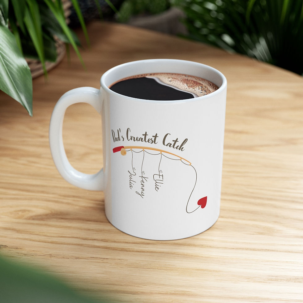 Thumbnail: Father's day Mug-Gift for Dad-Mug for Dad-New Dad Gift-Fishing Fathers-Day mug gift-Gift for step dad-fishing coffee mug