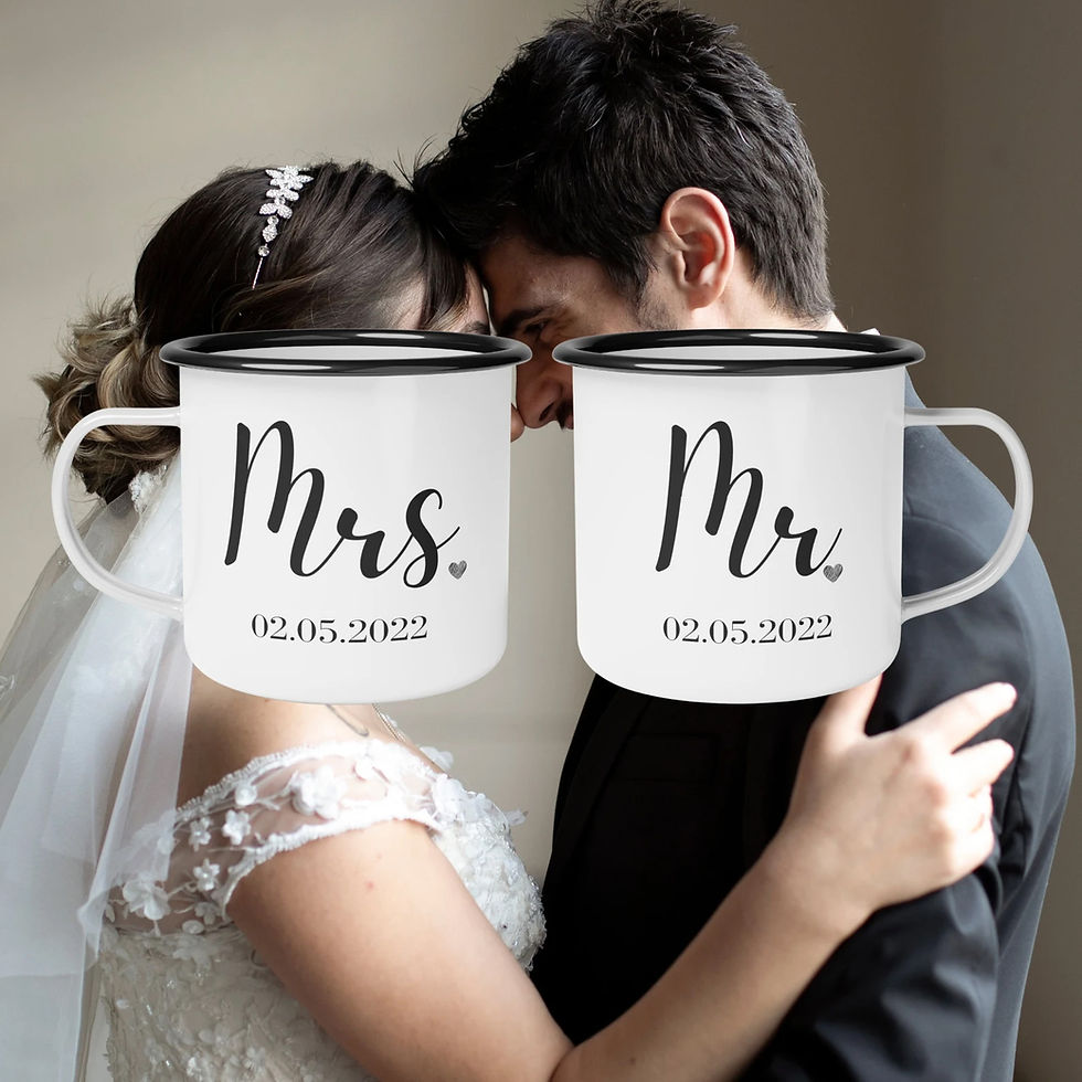 camp fire style mug-wedding date mug-Mr and Mr gift-Mrs and Mrs mugs-Mr and Mrs mugs-wedding basket gift-bridal shower gift