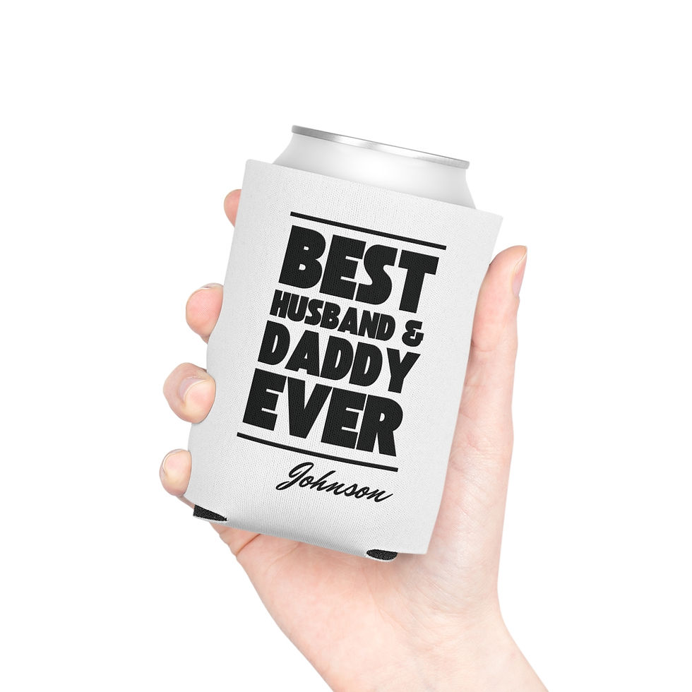 Thumbnail: can holder-personalized cooler-fathers day gift-gift for dad-dad cooler-custom can holder-dad gift-gift for daddy