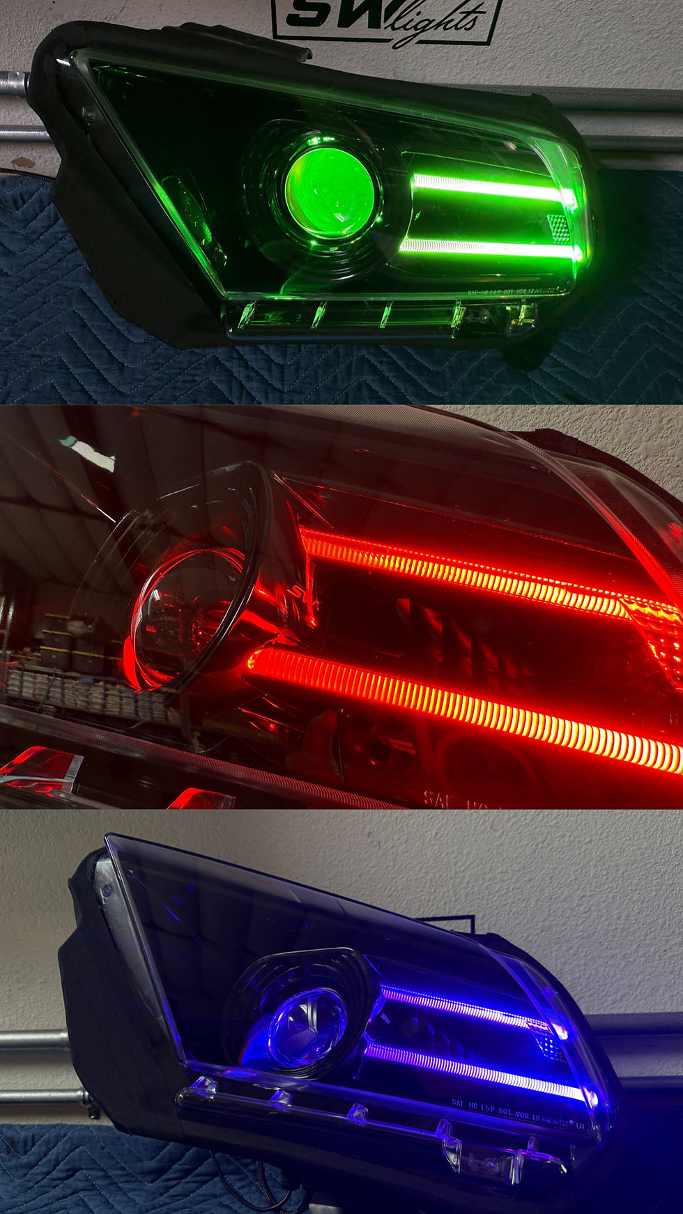 Ready to Ship 10-14 Mustang Projector Headlights
