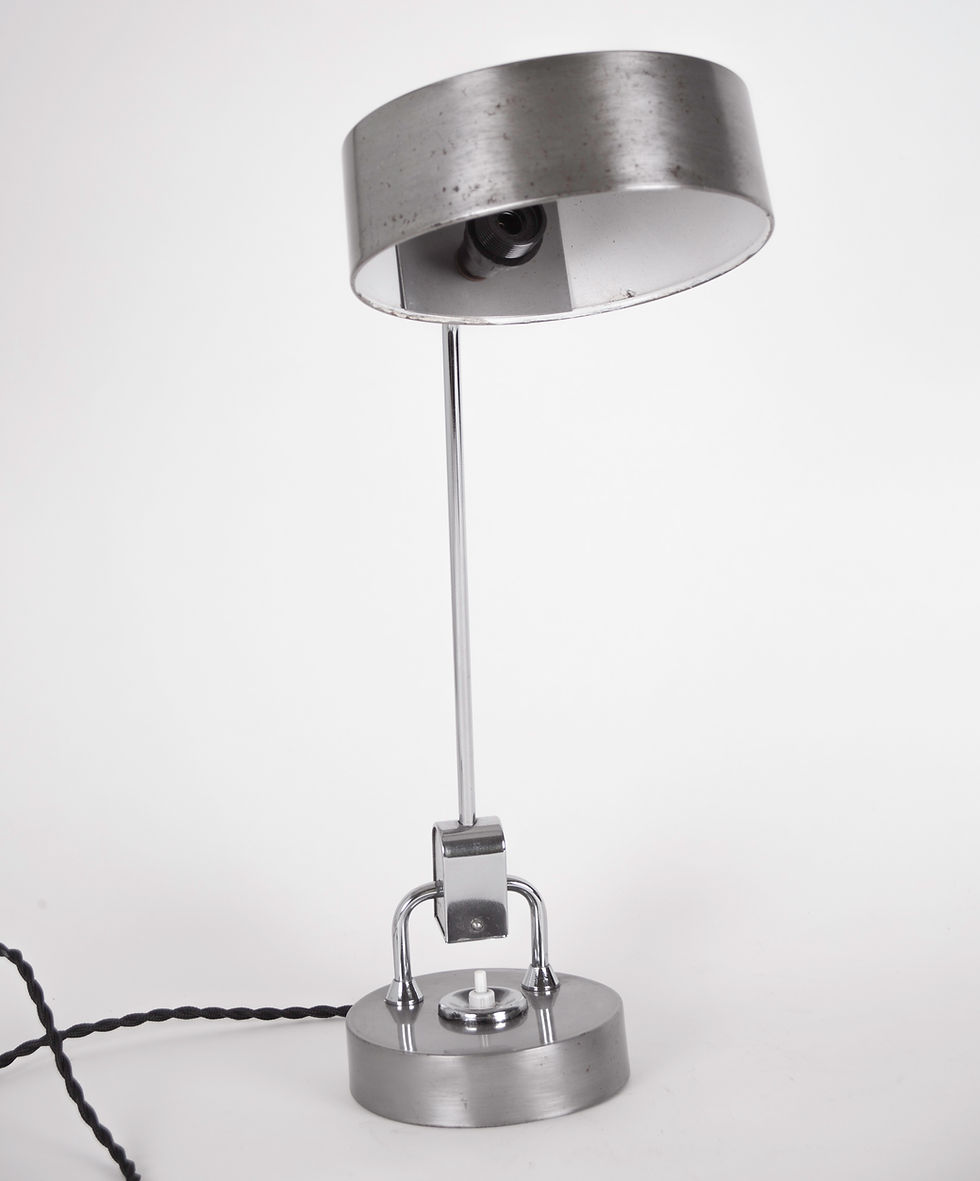 Thumbnail: Pair  of 700  modernist French  task lamp mid century Jumo
