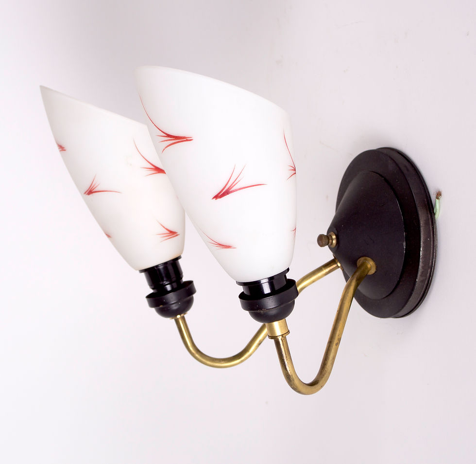 Pair of French mid century Arlus Sconces