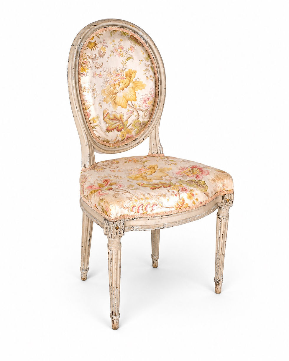 Thumbnail: Louis XVI bedroom Chairs neo classic 18th circa 1780