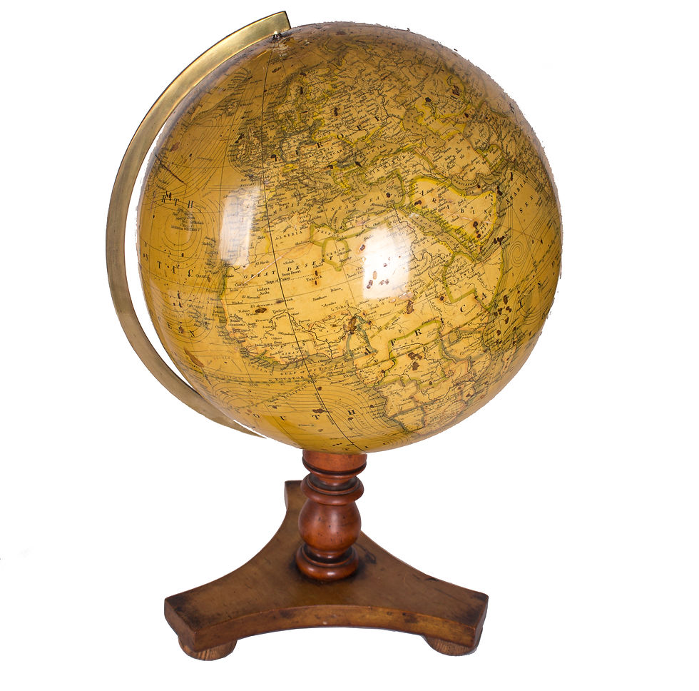 Thumbnail: Smith & Son pair "12   of terrestrial and celestial globe 1860
