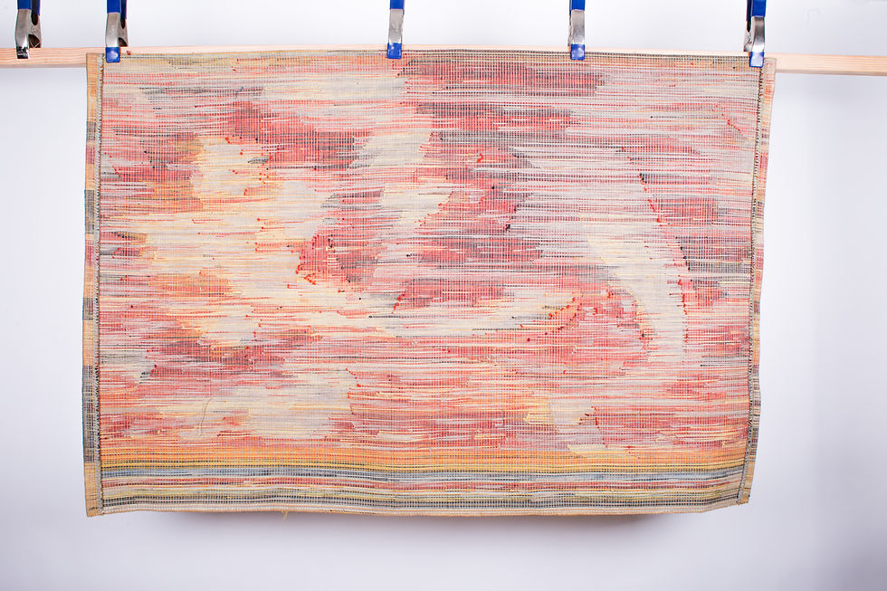 Thumbnail: Claude Bleynie mecanic jacquart tapestry mid century