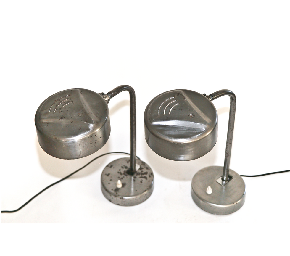 Kaiser Idell Style BAHAUS PAIR OF INDUSTRIAL TASK LAMP