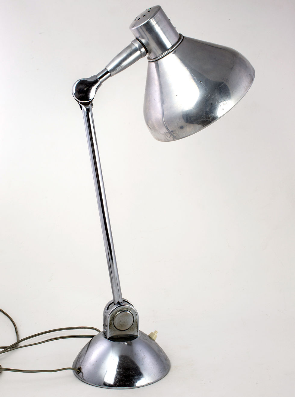JUMO MODERNIST task lamp, Mid-Century chrome finish