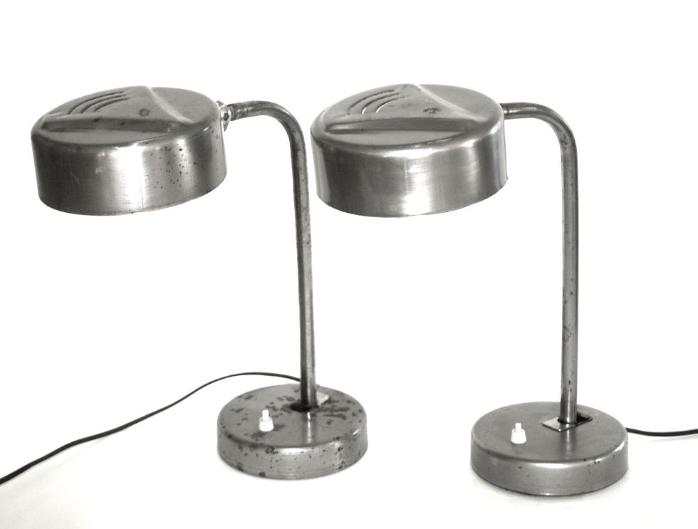 Kaiser Idell Style BAHAUS PAIR OF INDUSTRIAL TASK LAMP