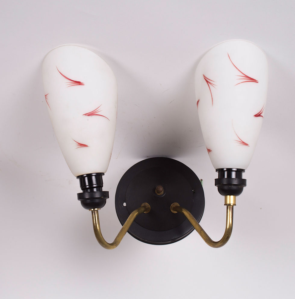 Pair of French mid century Arlus Sconces