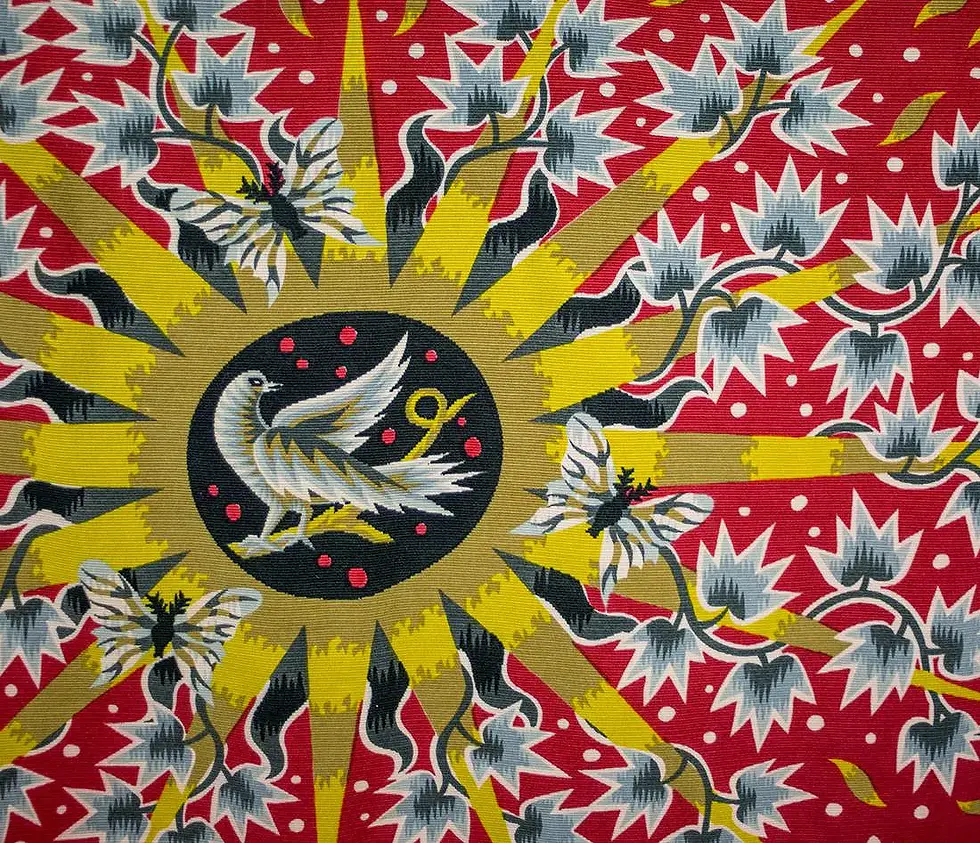 Thumbnail: FRENCH TAPESTRY JEAN PICART LEDOUX MODERNIST Soleil d'ete