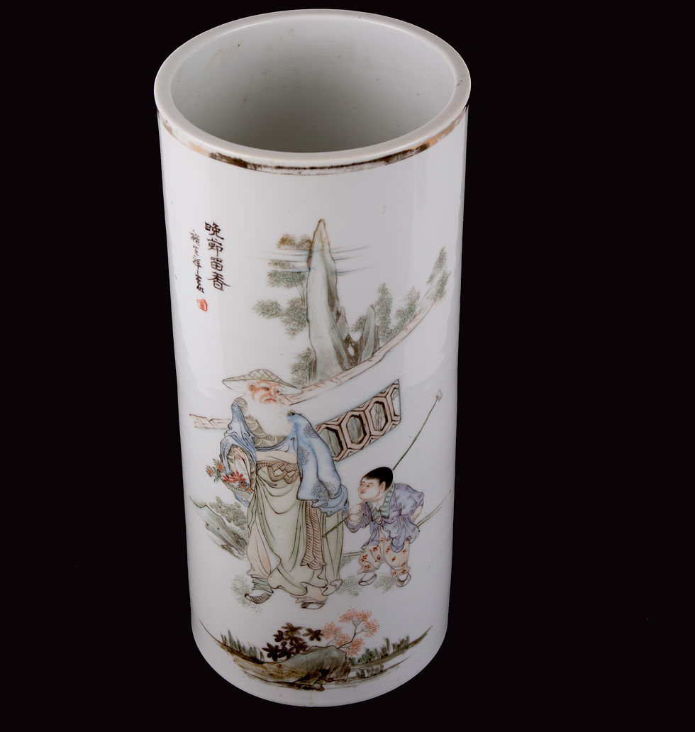 Thumbnail: Chinese porcelaine vase  late 19th.