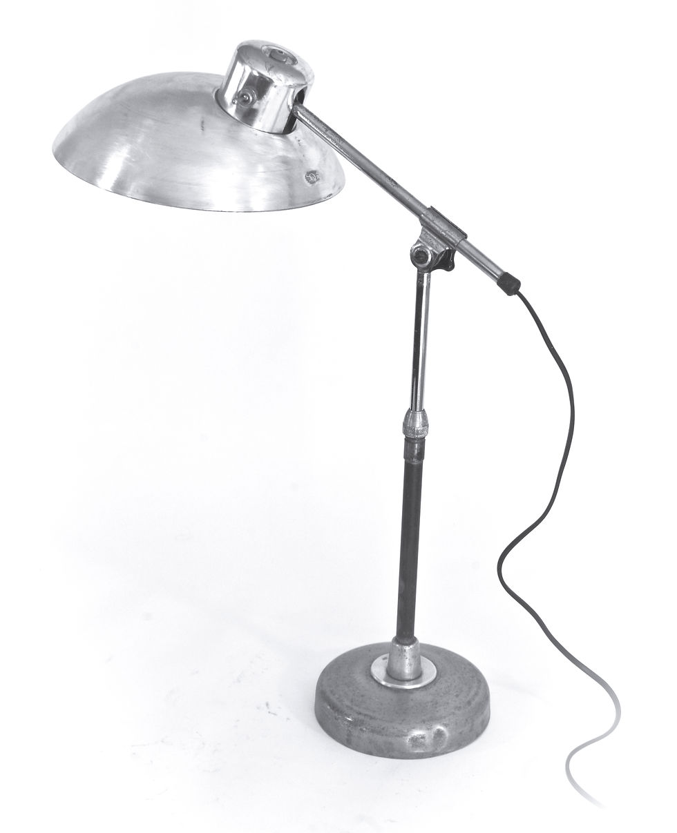 French mid century task lamp industrial Ferdinand Solere