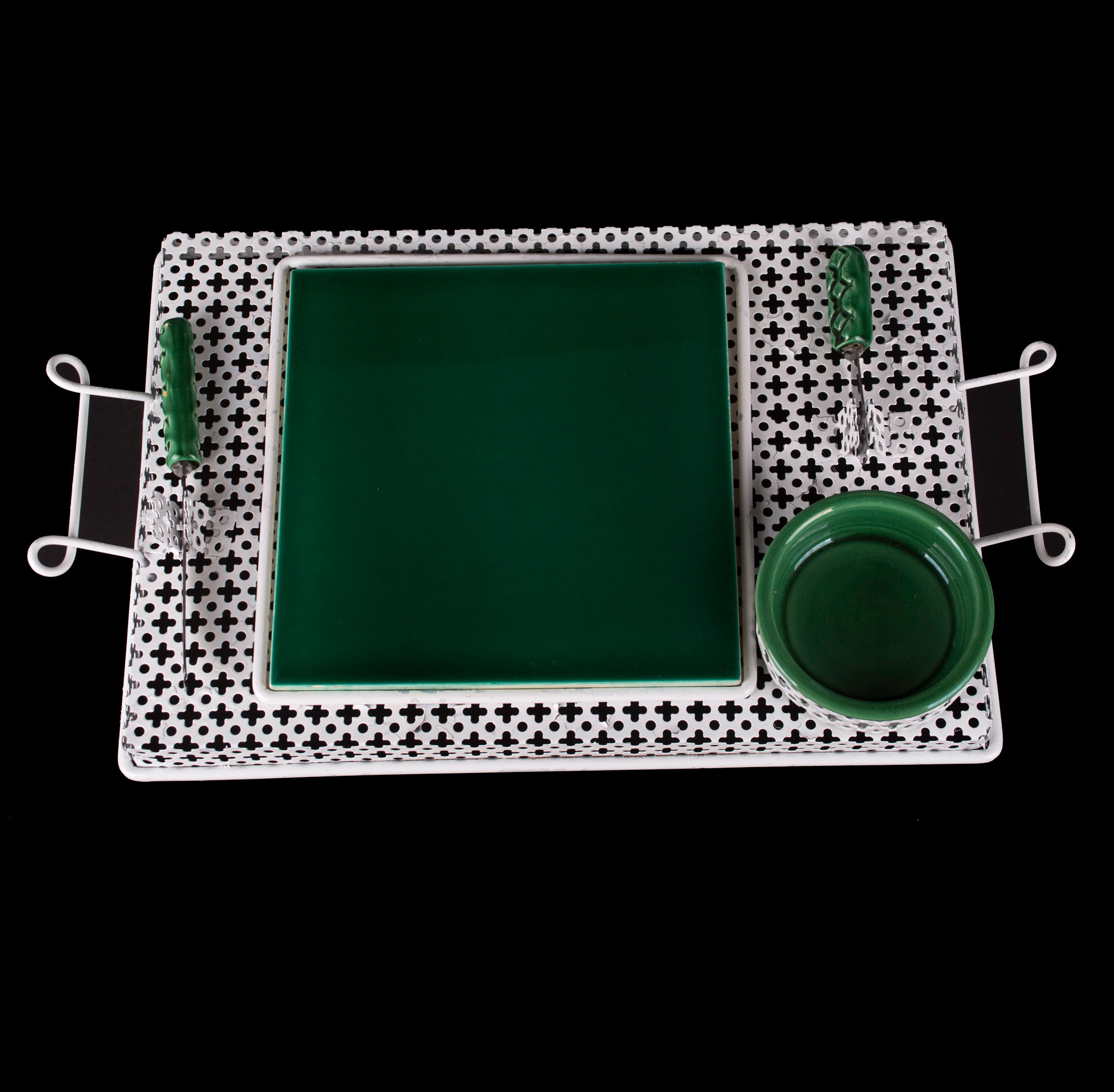 Mategot mid century Trinklet cheese Tray rigitulle Jouve manner
