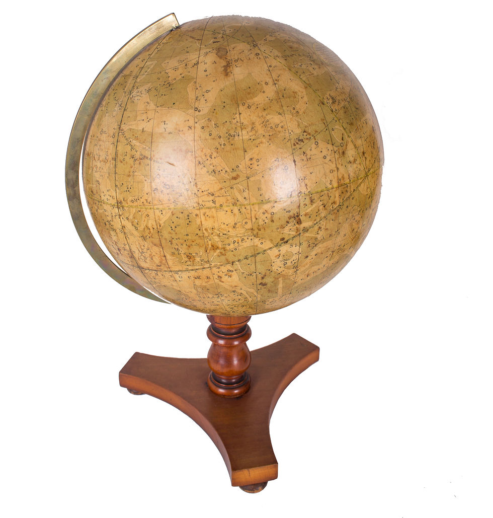 Thumbnail: Smith & Son pair "12   of terrestrial and celestial globe 1860