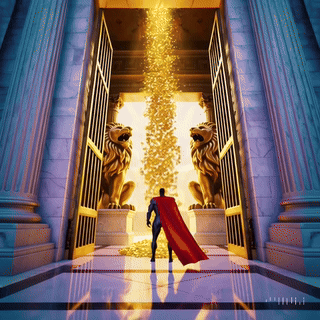 20250118_1814_Super Daddy's Golden Entrance_simple_compose_01jhx6hwxcfahrdsga1jpqjjdc.gif