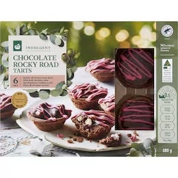 Chocolate Rocky Road Tarts 6 Pack