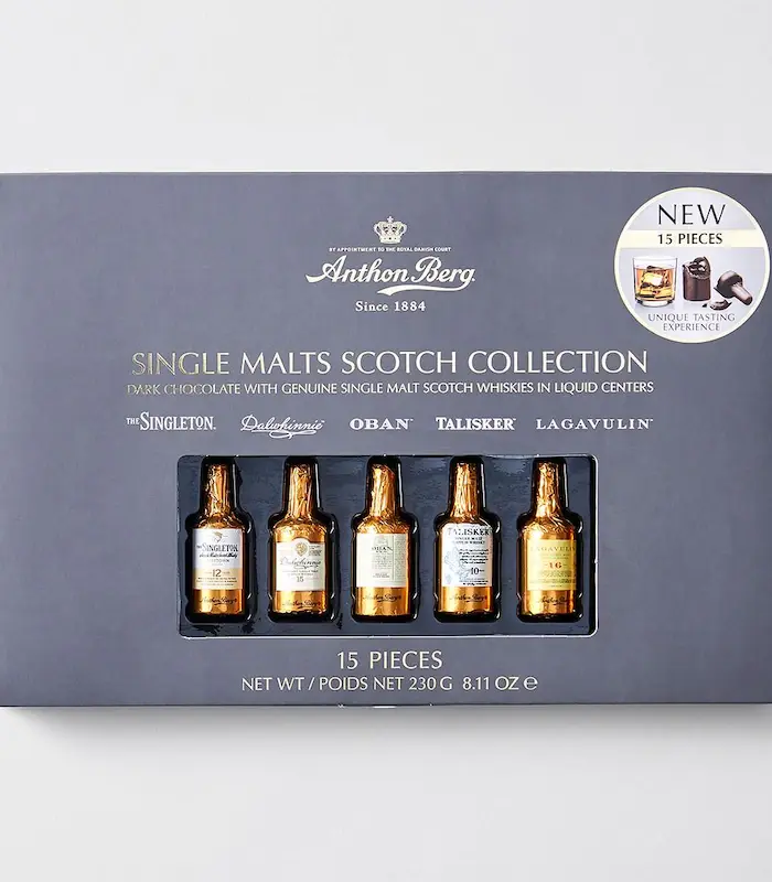 Anthon Berg 15 piece Single Malts Scotch Collection - 230g