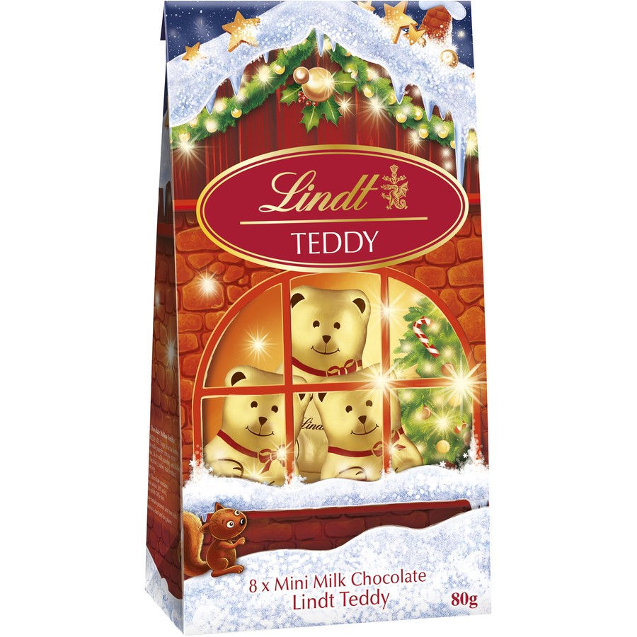 Lindt Teddy Bear Pouch Bag 80g