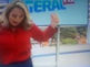 Uma apresentadora de telejornal