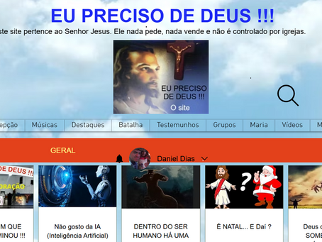 uma imagem do blog do site eu preciso de Deus