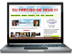 um notebook, tendo no monitor a pagina do site EU PRECISO DE DEUS