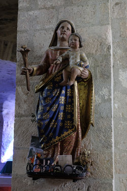 sculpture polychrome du XVI s