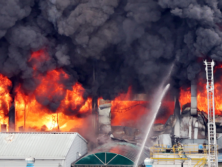 Fire hits the Kumho Tire Plant