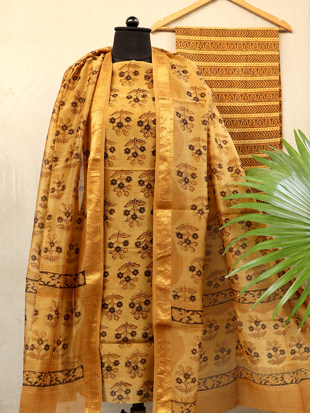 Maheshwari Silk Suit Set