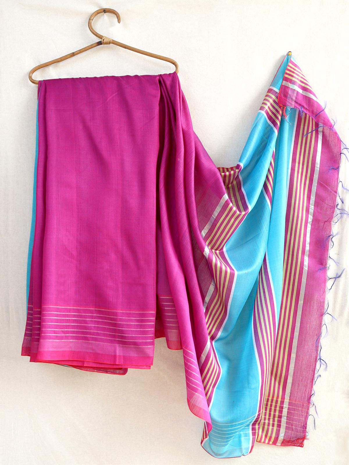 Handwoven Cotton Silk Sareee
