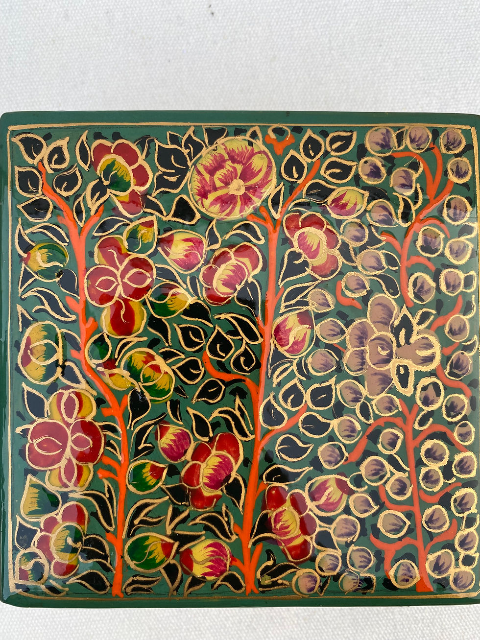 Thumbnail: Papier-mache Couster Set of 6