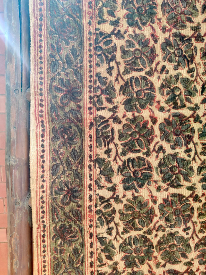 Kalamkari Printed Dhurrie