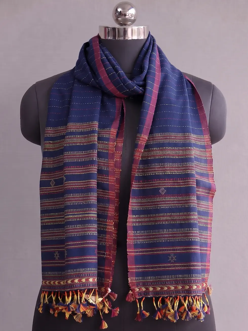 Thumbnail: Bhujodi Handwoven Cotton Stole
