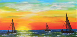 Horizon on fire 30X15