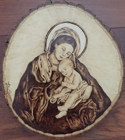 Mary and Child  11X10