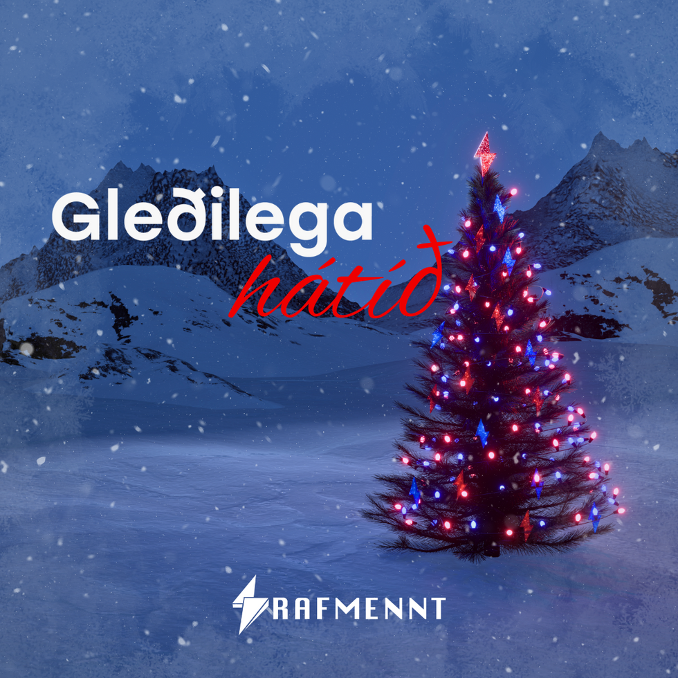 Rafmennt jólakveðja 2024