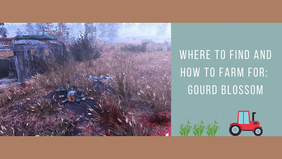 Fallout 76 Where to find and how to farm for Gourd Blossom