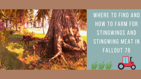 Where to find and how to farm for Stingwings and Stingwing Meat in Fallout 76