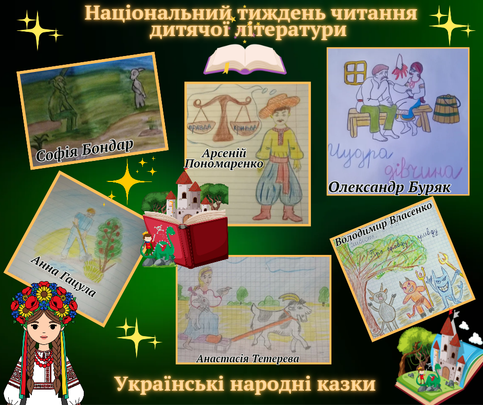 Національний тиждень читання. Створення ілюстрацій