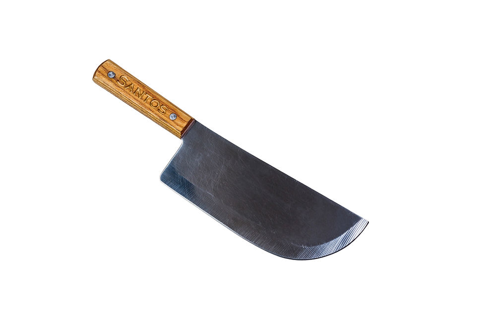 Miniatura: Hacha taquera profesional con filo afilado, perfecta para tacos al pastor y carnicería.